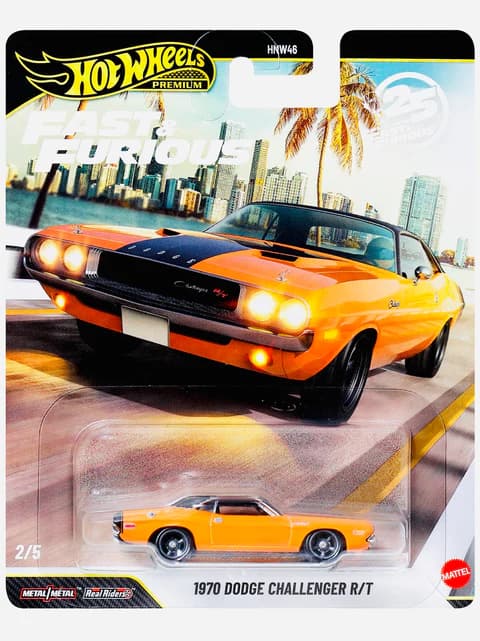 Машинка Hot Wheels 1970 Dodge Challenger R/T